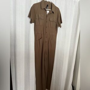 bobi Tan Utility Jumpsuit